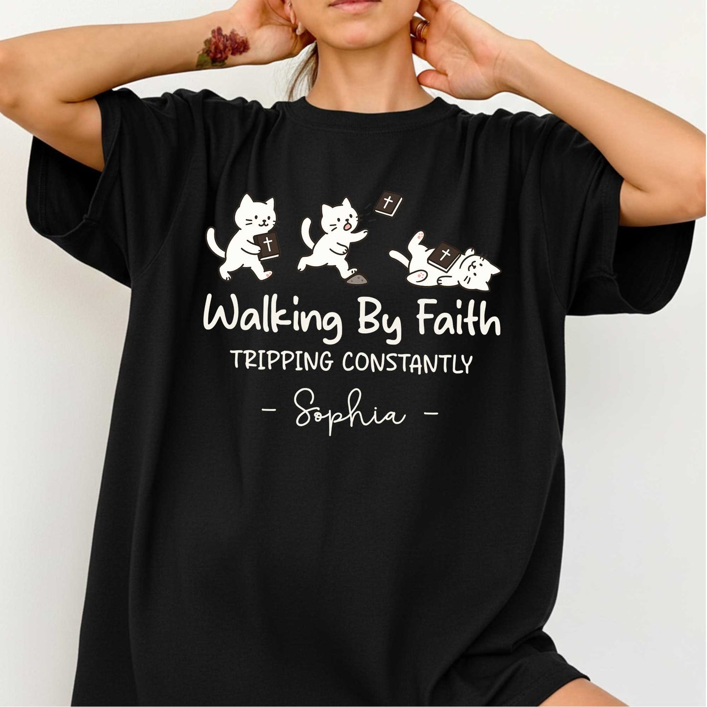 Walking By Faith Tripping Constantly T-Shirt