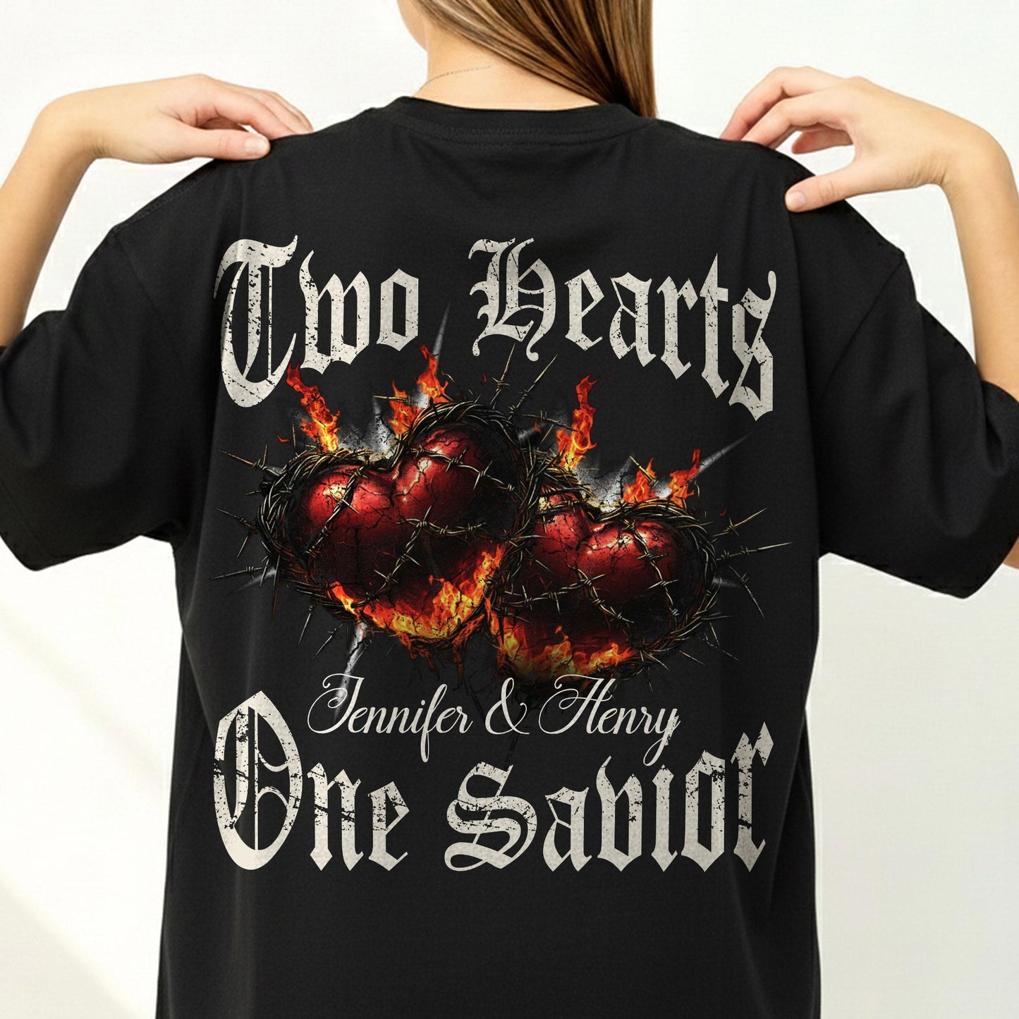 Two Hearts One Savior T-Shirt