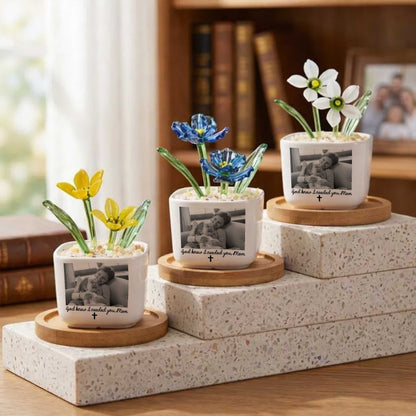God Knew I Needed You, Mom Birth Month Glass Flower Pot