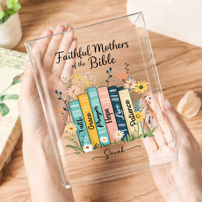 Faithful Mothers Of The Bible Acrylic Book Vase