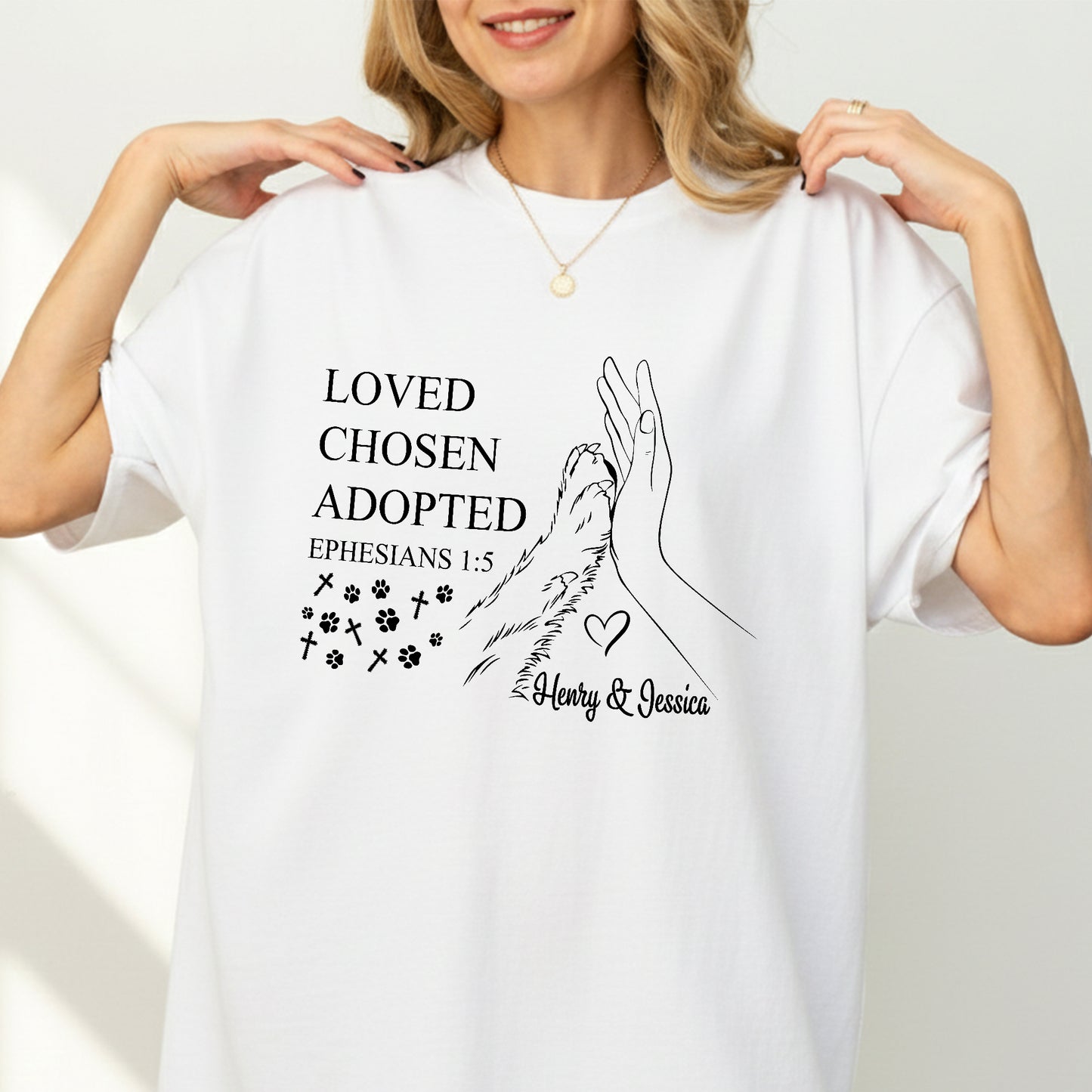 Loved Chosen Adopted T-Shirt
