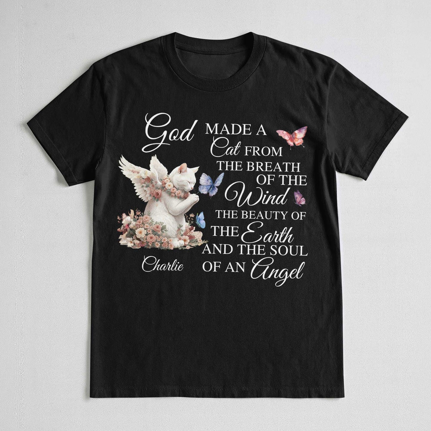 God Made A Cat From The Breath Of The Wind T-Shirt
