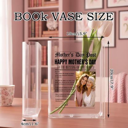 Mother's Day Post Happy Mother's Day To The Blessing Of Our Homes! Acrylic Book Vase