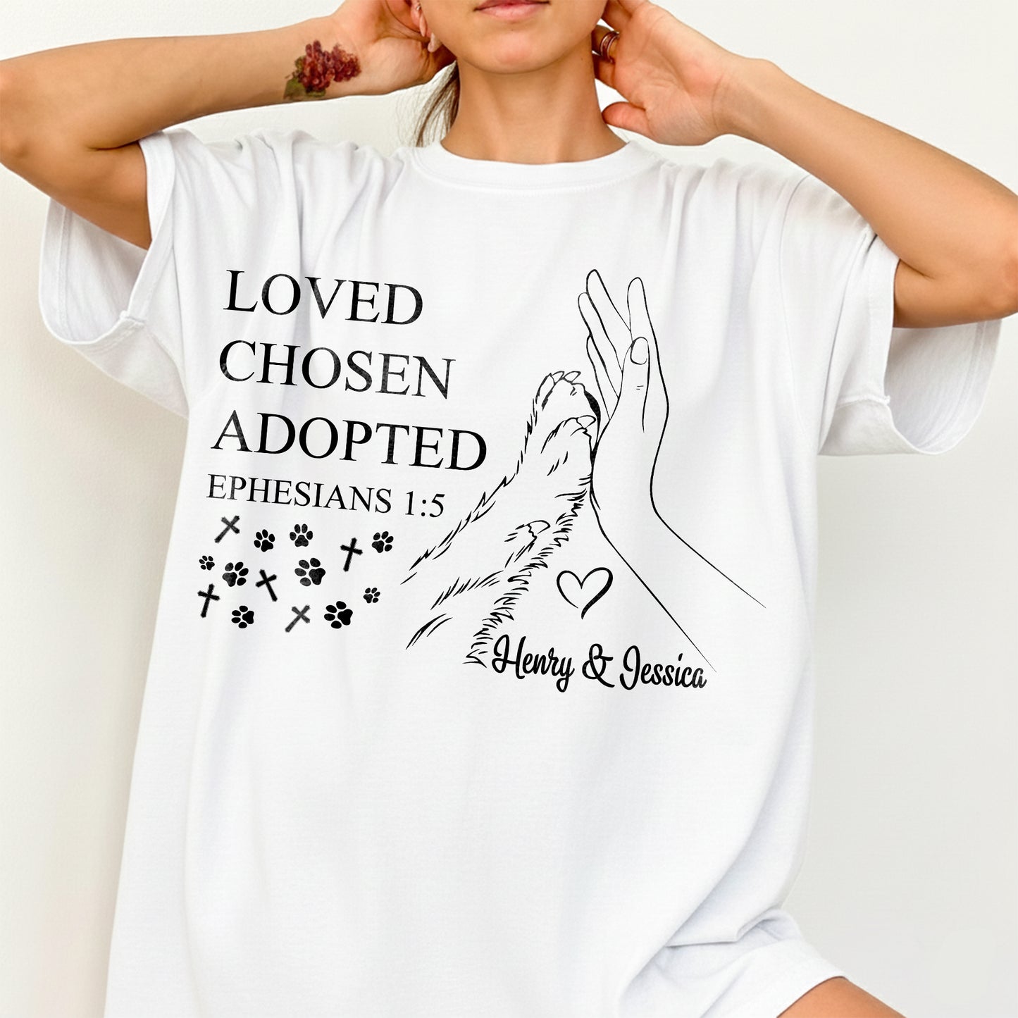 Loved Chosen Adopted T-Shirt