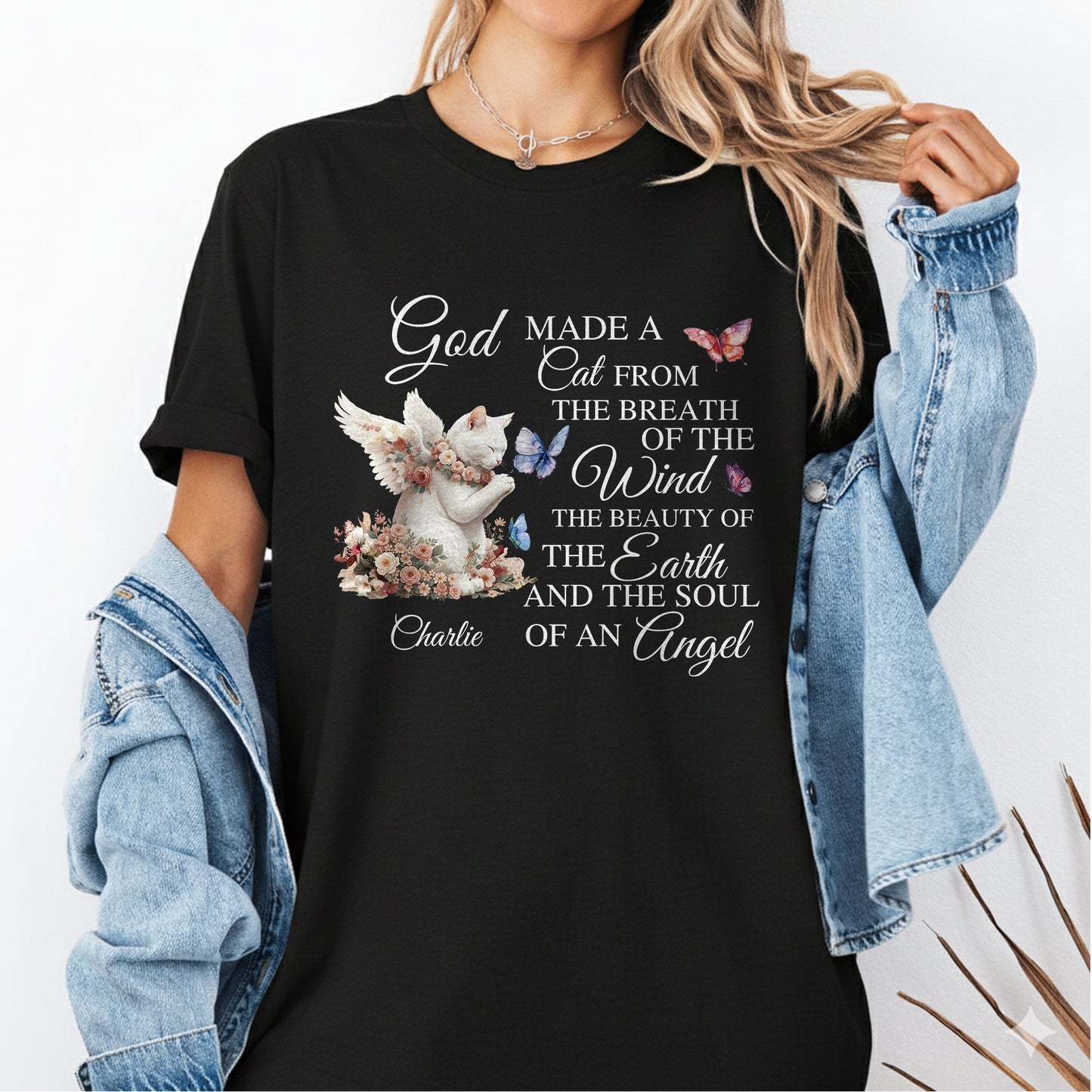 God Made A Cat From The Breath Of The Wind T-Shirt