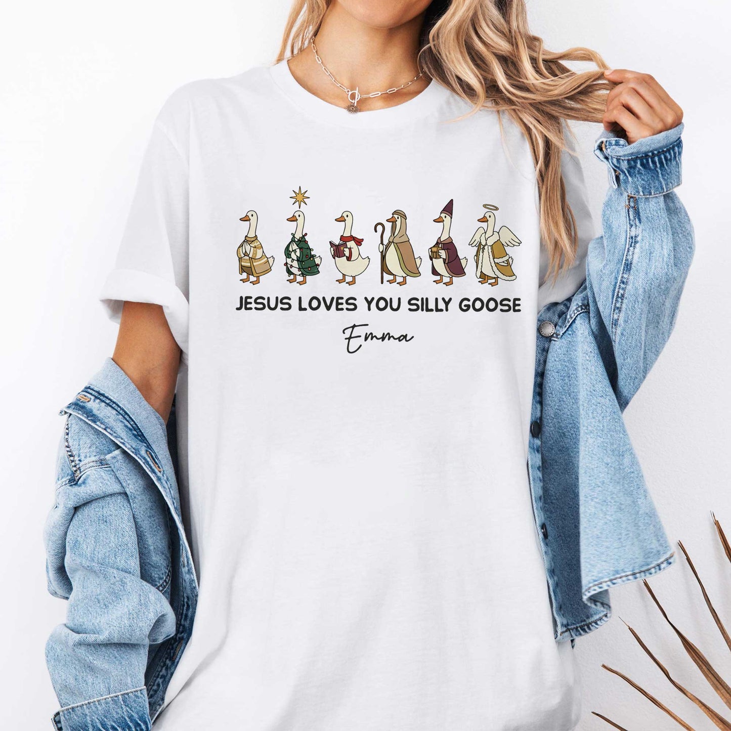 Jesus Loves You Silly Goose T-Shirt