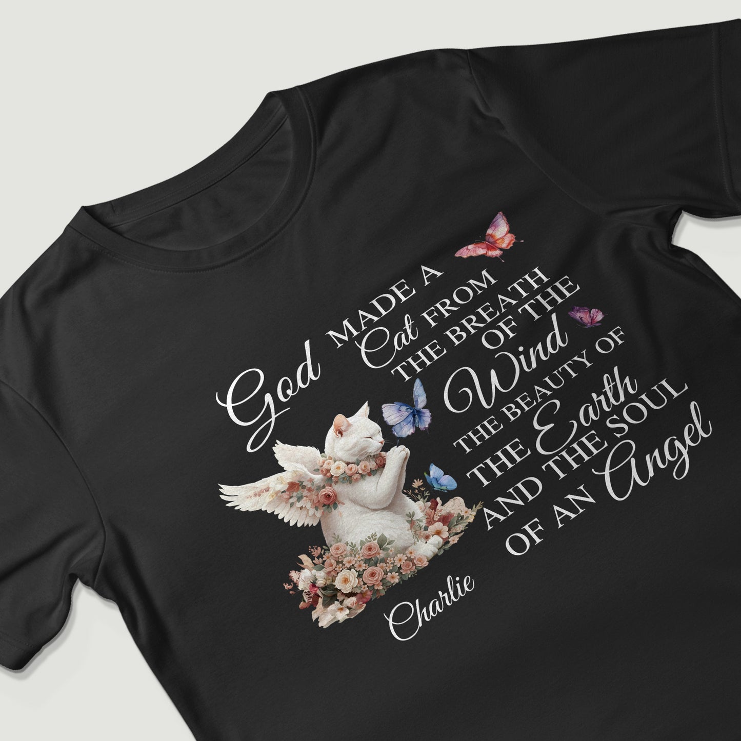 God Made A Cat From The Breath Of The Wind T-Shirt