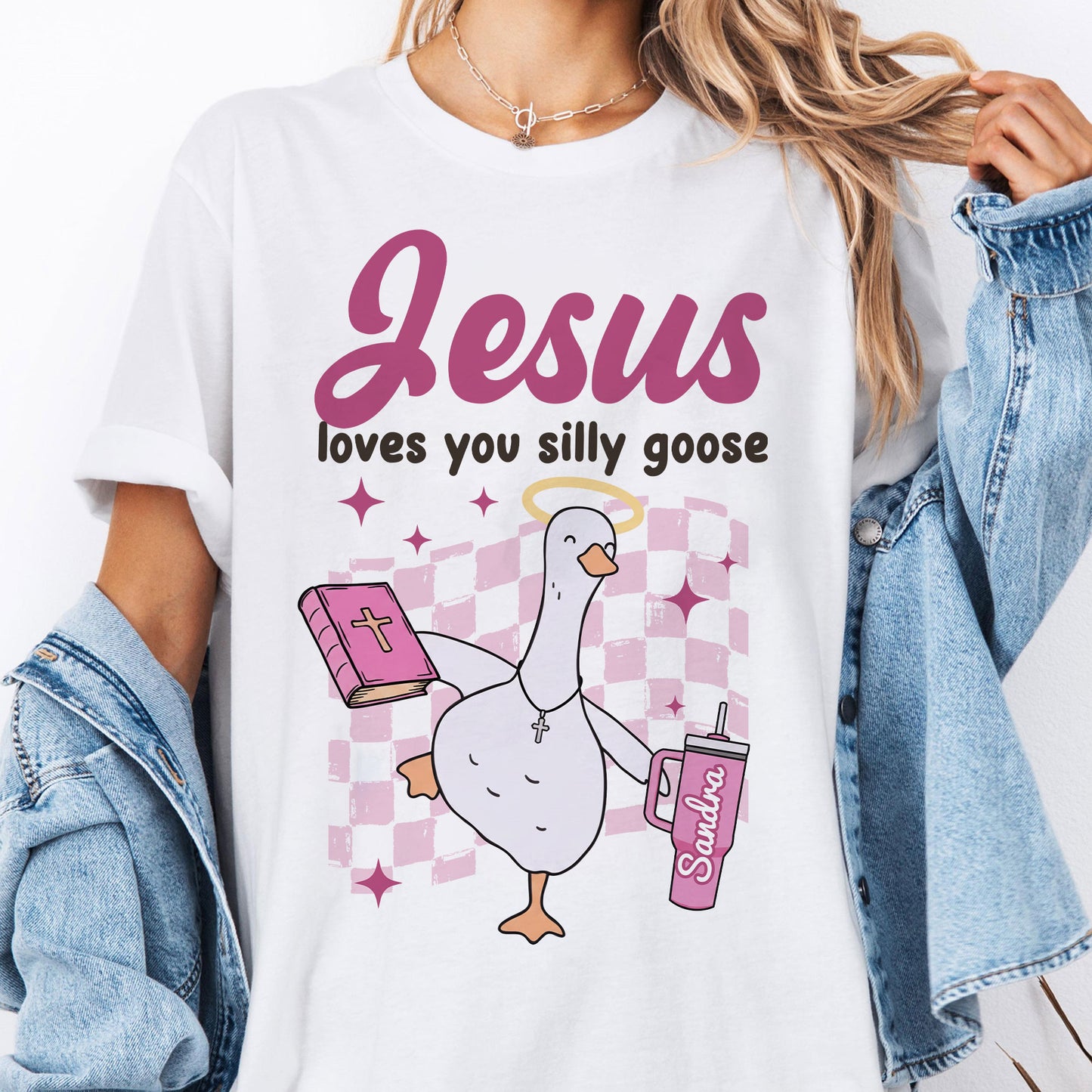 Jesus Loves You Silly Goose T-Shirt