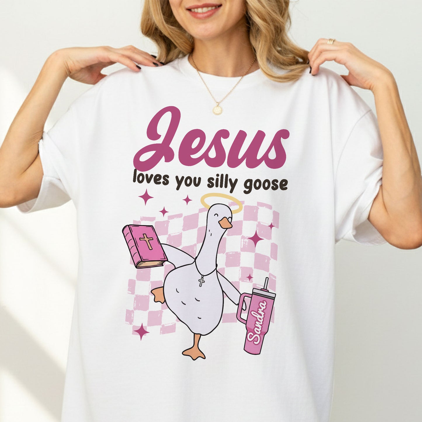 Jesus Loves You Silly Goose T-Shirt