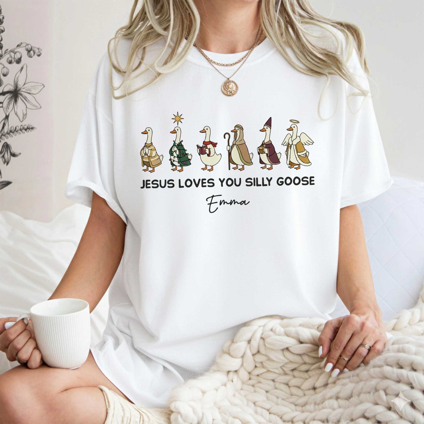 Jesus Loves You Silly Goose T-Shirt