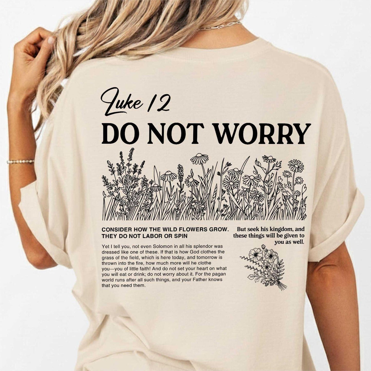 Luke 12 Do Not Worry T-shirt