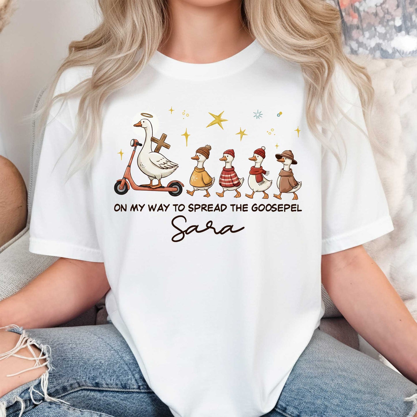 On My Way To Spread The Goosepel T-Shirt