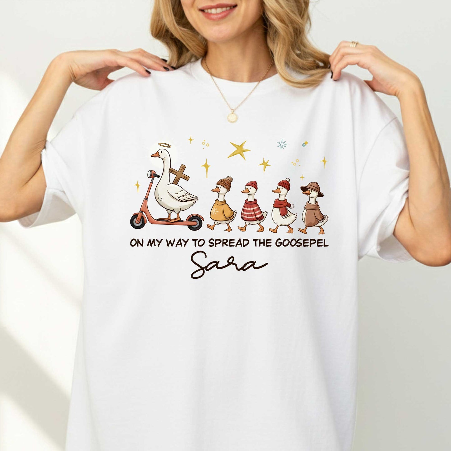 On My Way To Spread The Goosepel T-Shirt