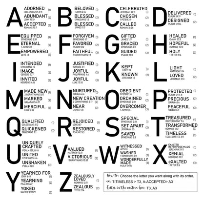 God Says I Am Acrylic Book Vase, Mother's Day Gift