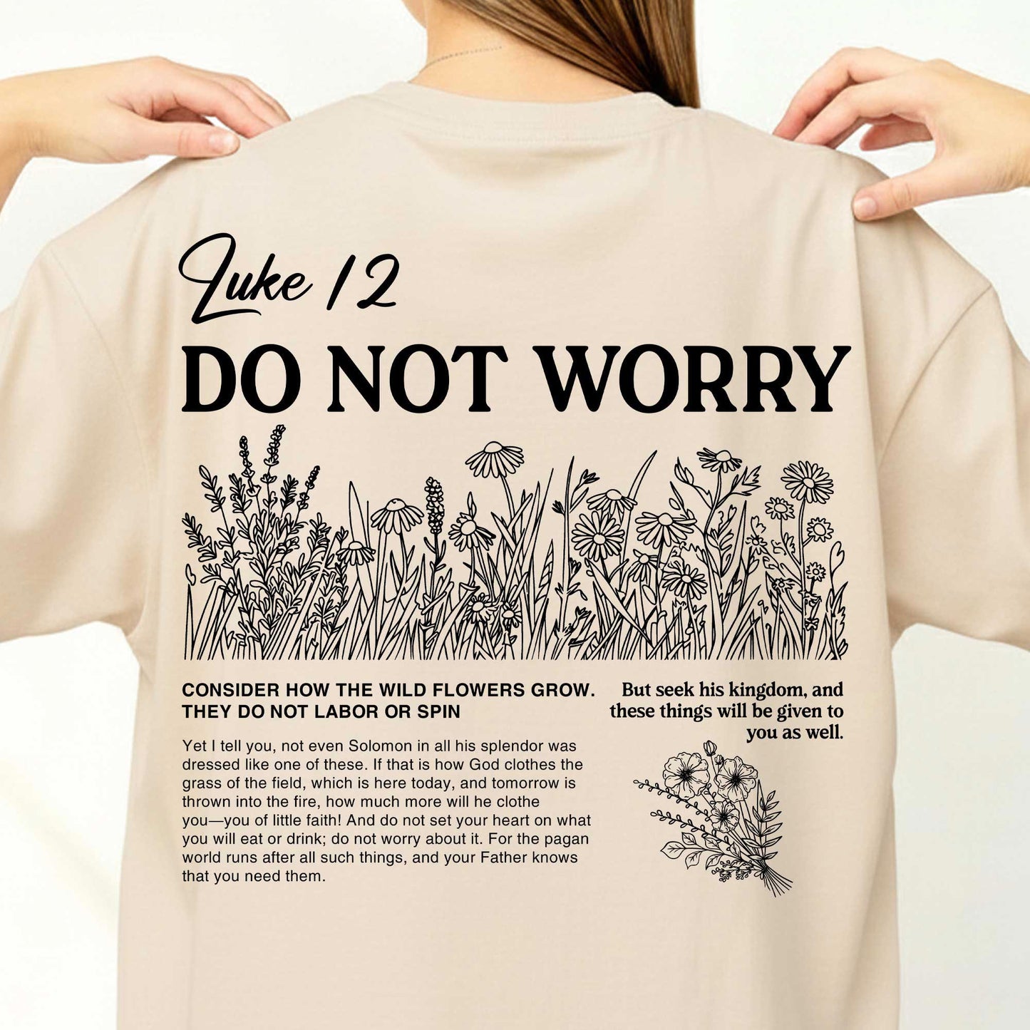 Luke 12 Do Not Worry T-shirt