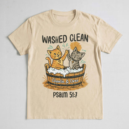 Washed Clean Psalm 51:7 T-Shirt