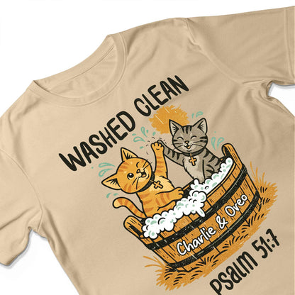 Washed Clean Psalm 51:7 T-Shirt