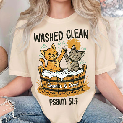 Washed Clean Psalm 51:7 T-Shirt