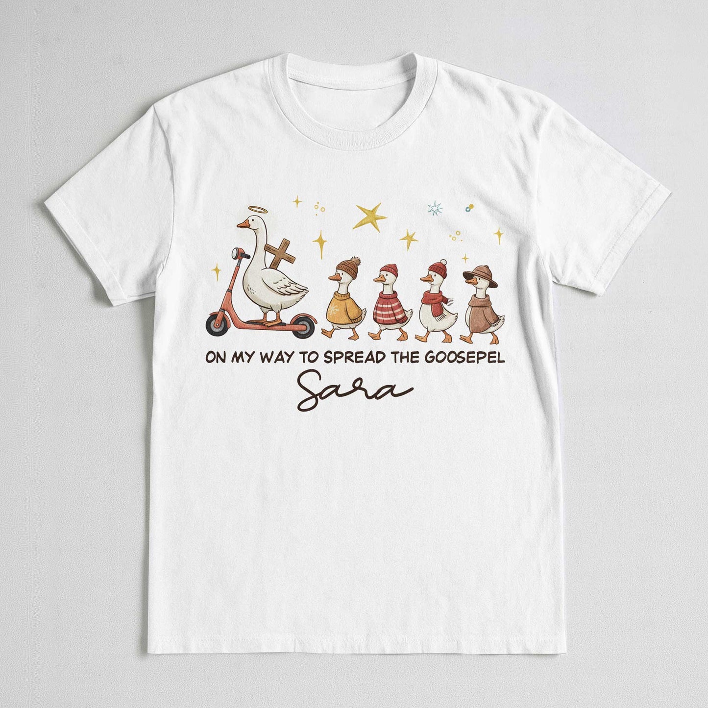 On My Way To Spread The Goosepel T-Shirt