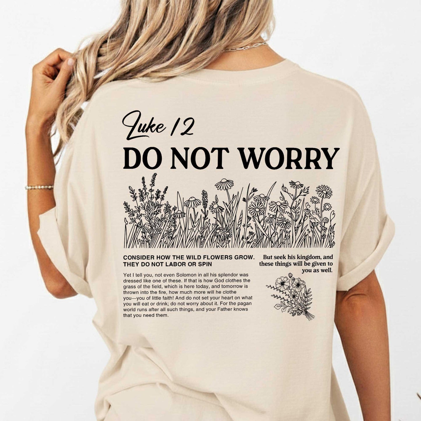 Luke 12 Do Not Worry T-shirt