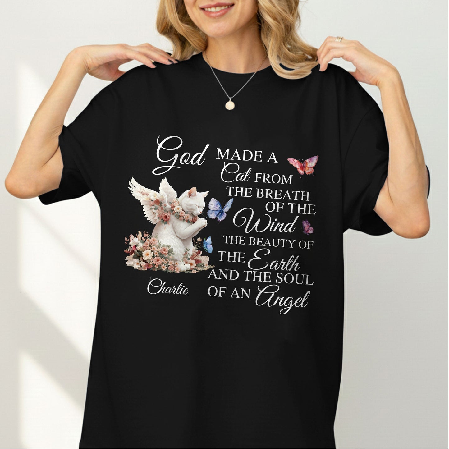 God Made A Cat From The Breath Of The Wind T-Shirt