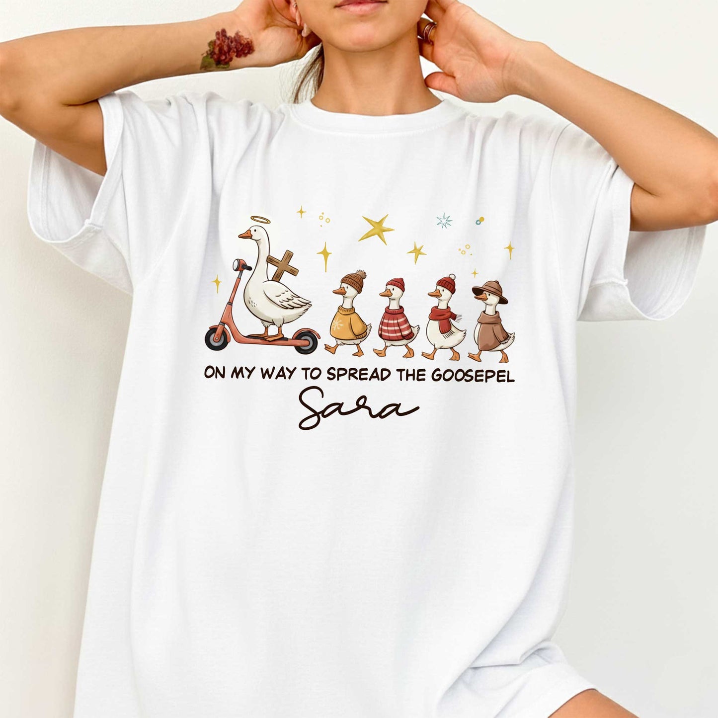 On My Way To Spread The Goosepel T-Shirt