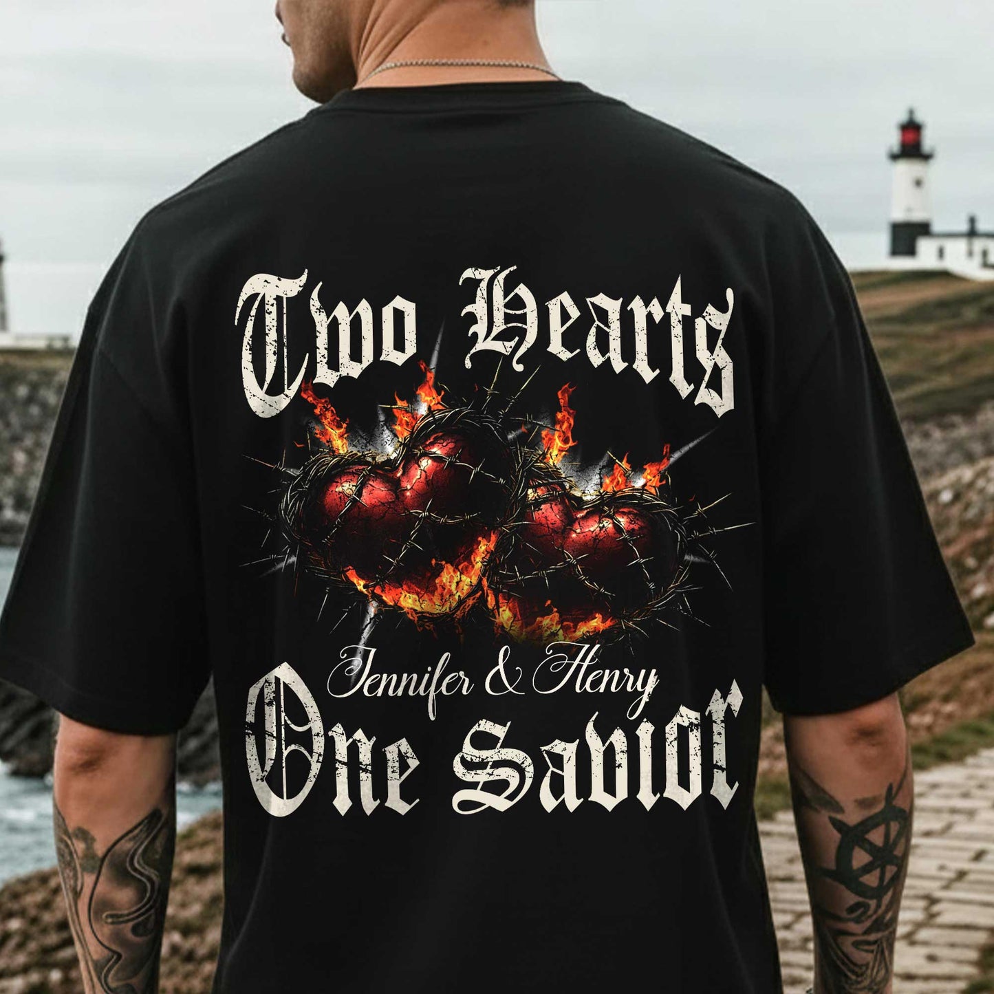 Two Hearts One Savior T-Shirt
