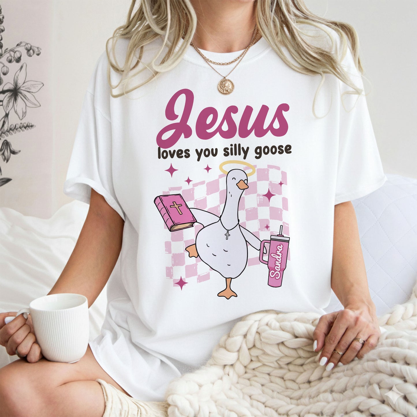Jesus Loves You Silly Goose T-Shirt